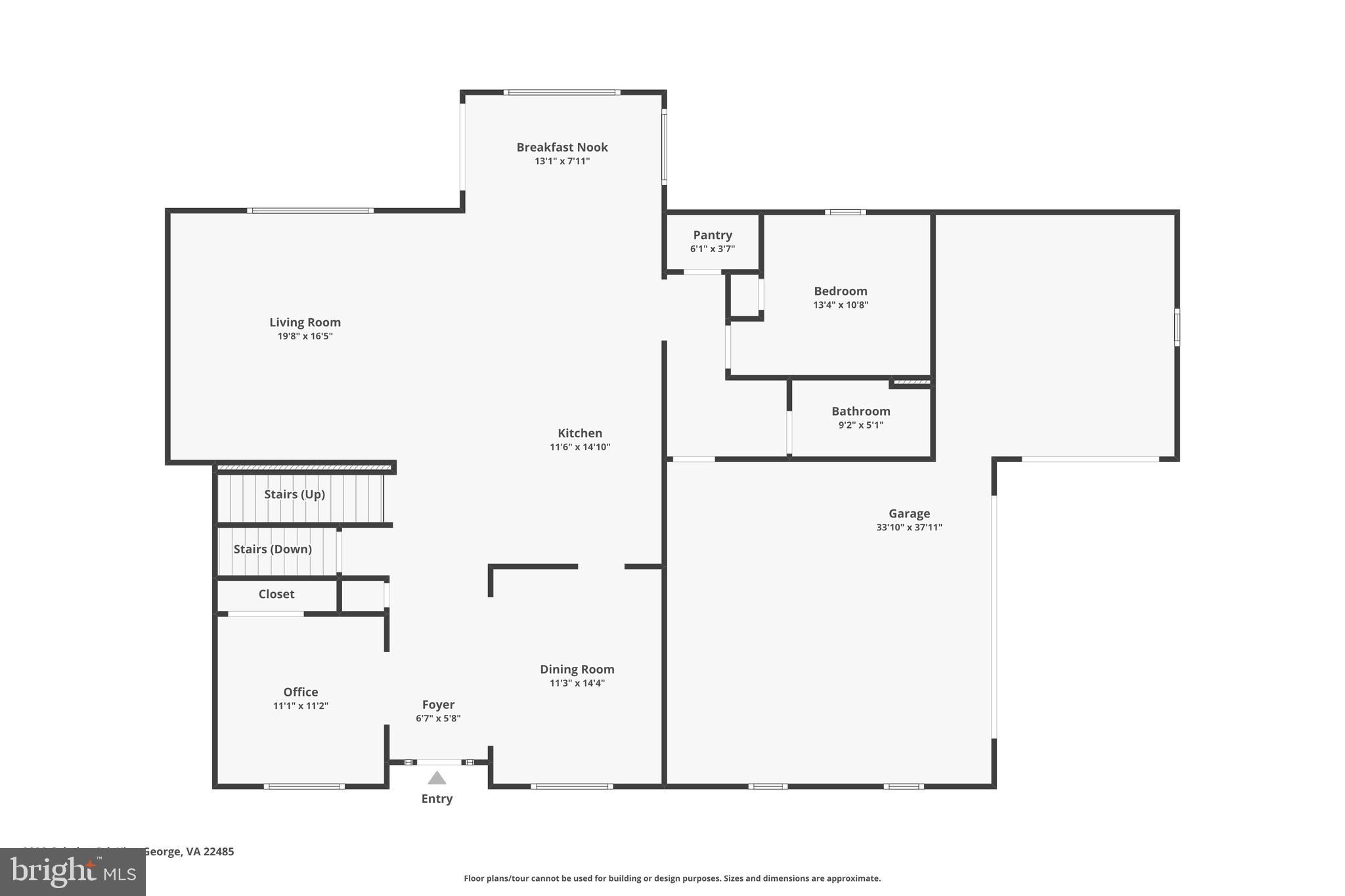 9092 Caledon Road King George, VA 22485 - Photo 77 of 79 Main Level Floor Plan
