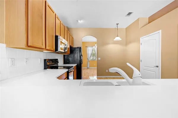 a very nice looking room with a large window