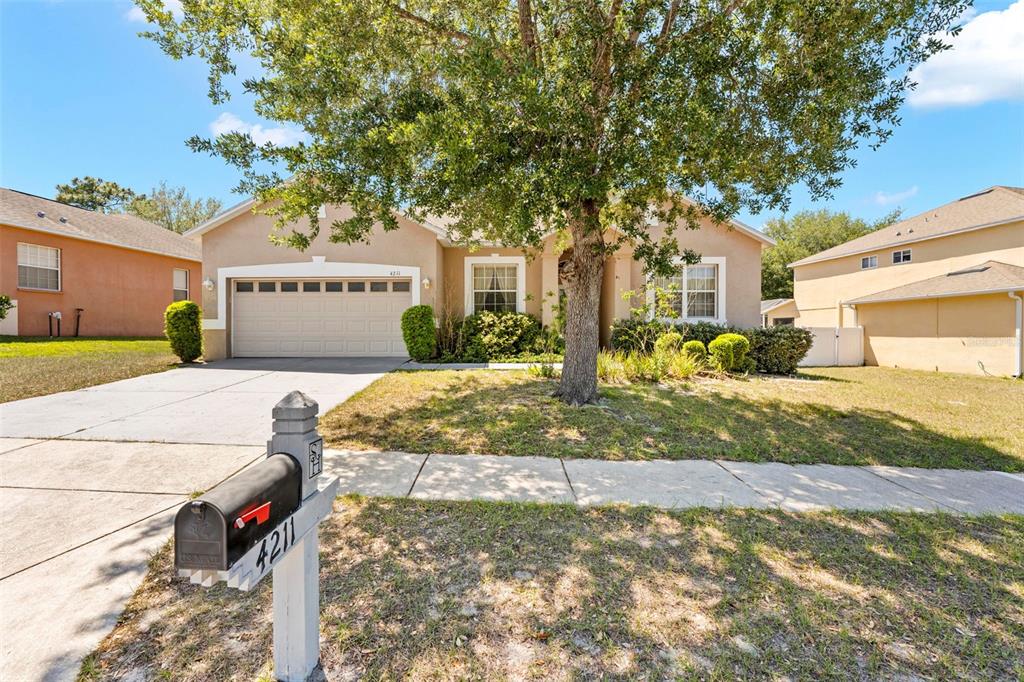 4211 Blakemore Place Spring Hill, FL 34609 - Photo 40 of 42 a front view of a house with a yard