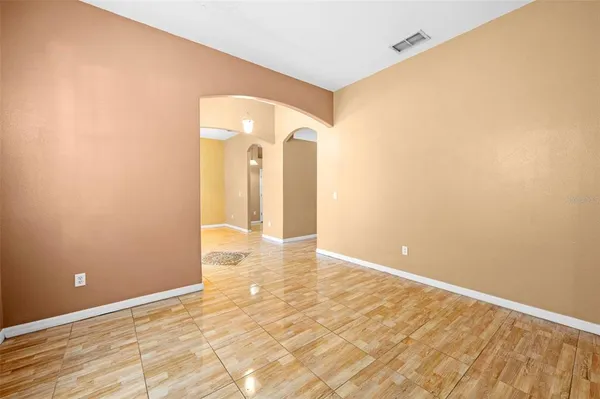 a view of an empty room