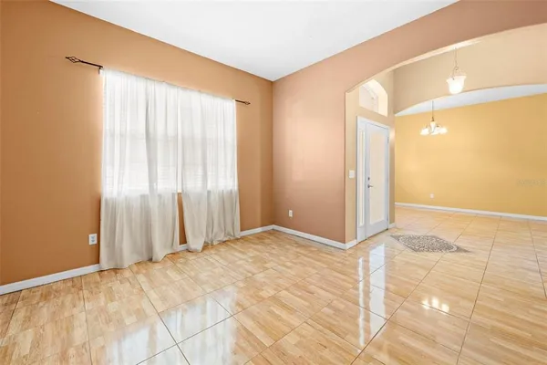 a view of a room with a natural light