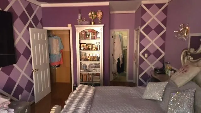 a view of an entryway with door and stairs