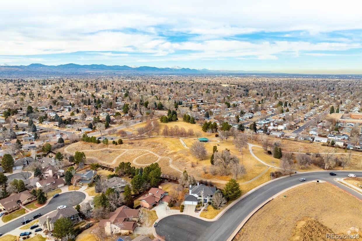 2438 South Perry Street Denver, CO 80219 - Photo 19 of 23 an aerial view of residential houses with outdoor space
