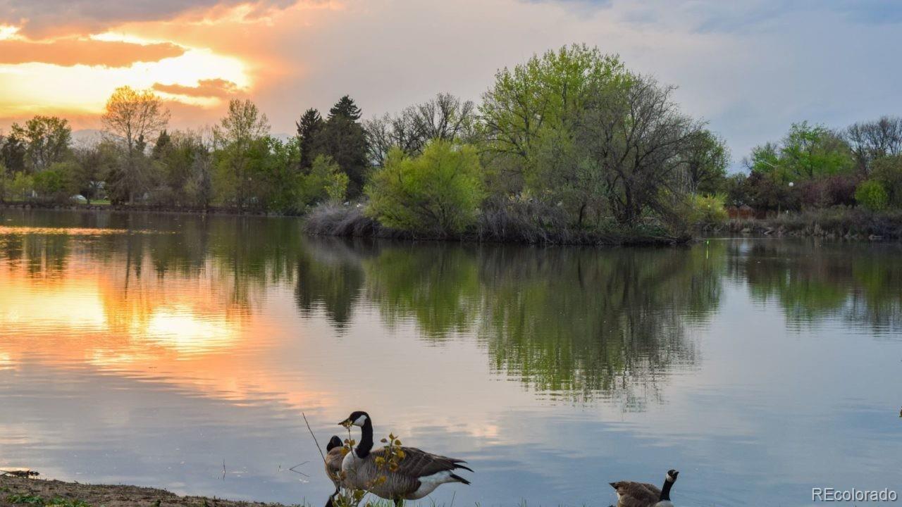 2438 South Perry Street Denver, CO 80219 - Photo 21 of 24 a view of a lake in middle of forest