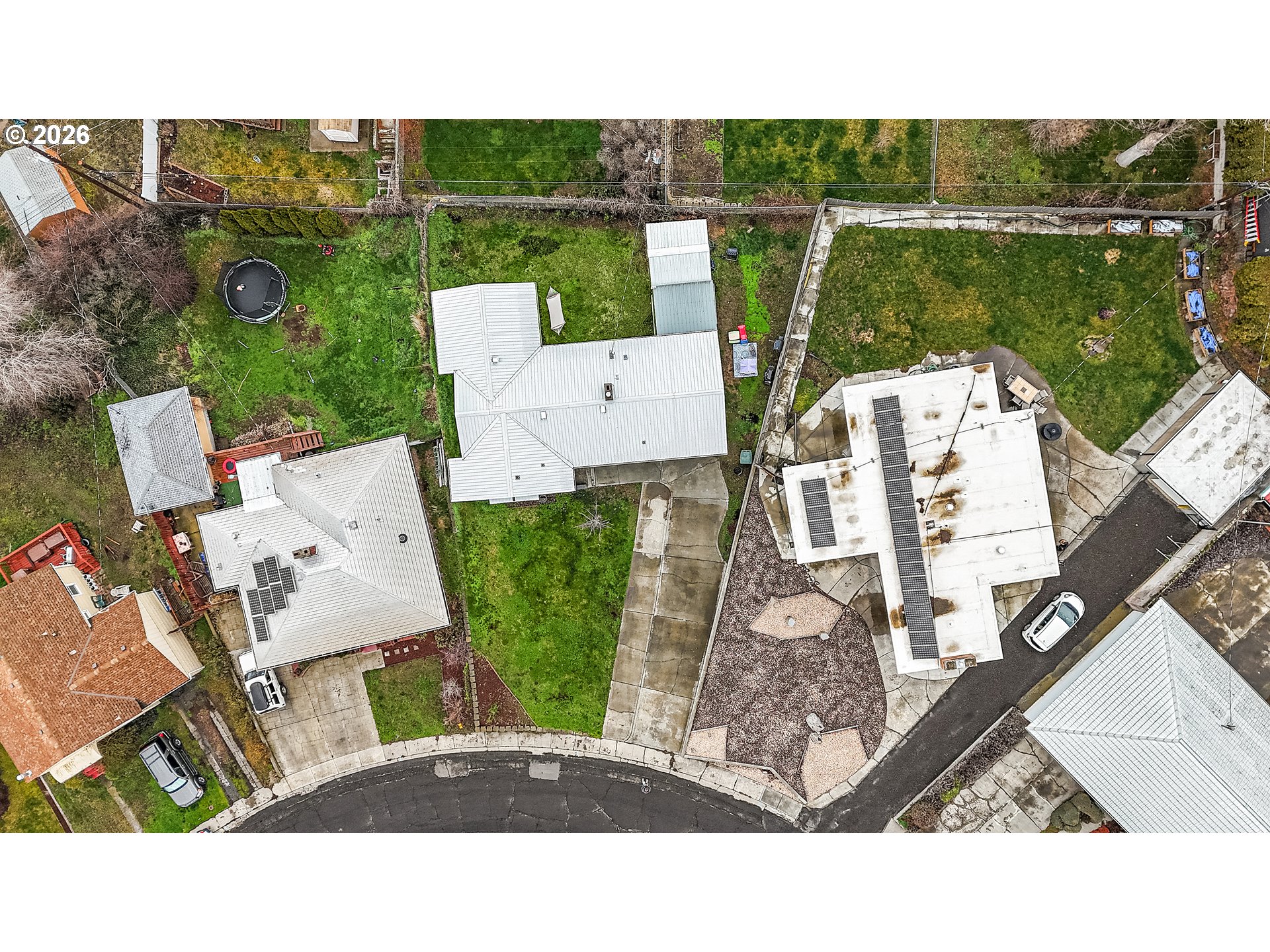 735 Northwest 10th Street Pendleton, OR 97801 - Photo 37 of 38 an aerial view of a house having yard