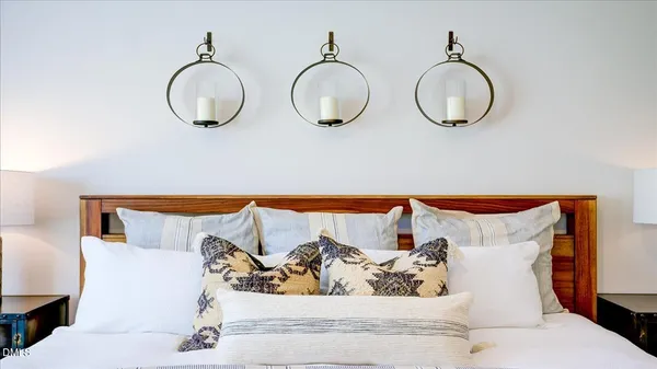 a view of a living room with furniture