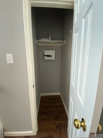 a view of hallway with stairs