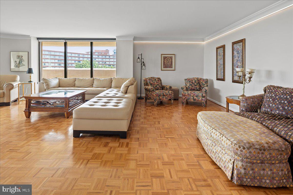 1101 South Arlington Ridge Road, Unit 402 Arlington, VA 22202 - Photo 11 of 61 Spacious living area with natural light.