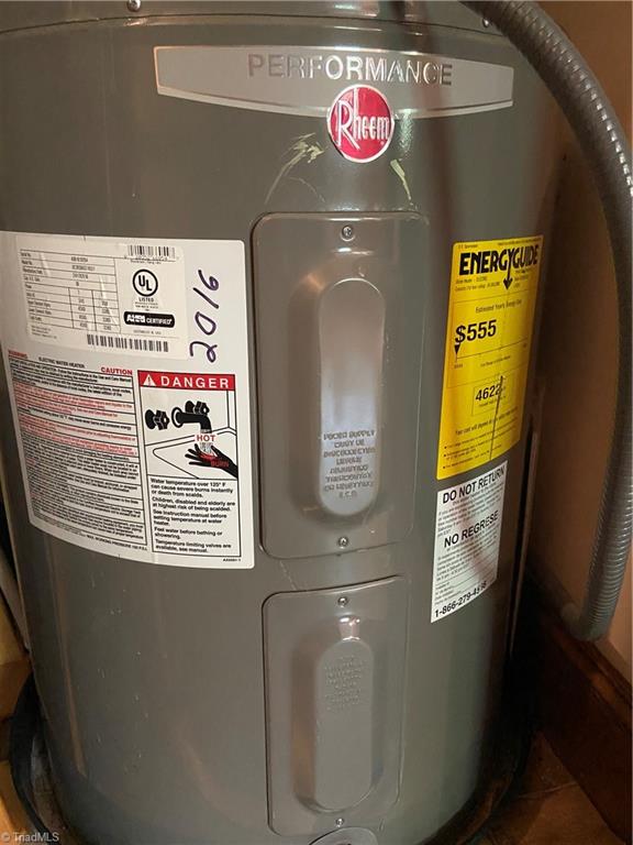 1719 Neelley Road Pleasant Garden, NC 27313 - Photo 32 of 35 High Capacity Water Heater New 2016
