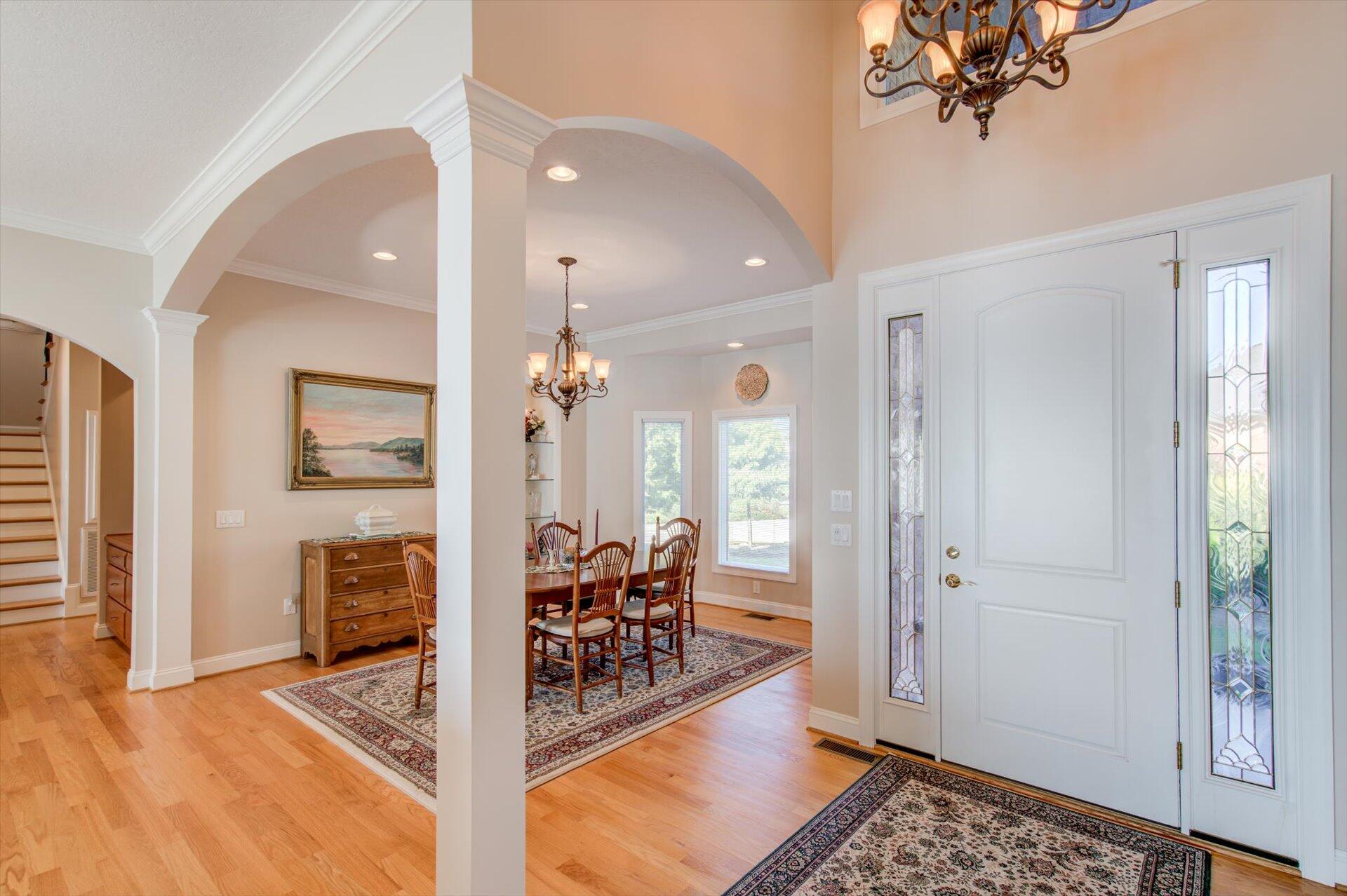 249 Pine Bay Drive Union Hall, VA 24176 - Photo 12 of 62 a view of a livingroom with furniture and front door