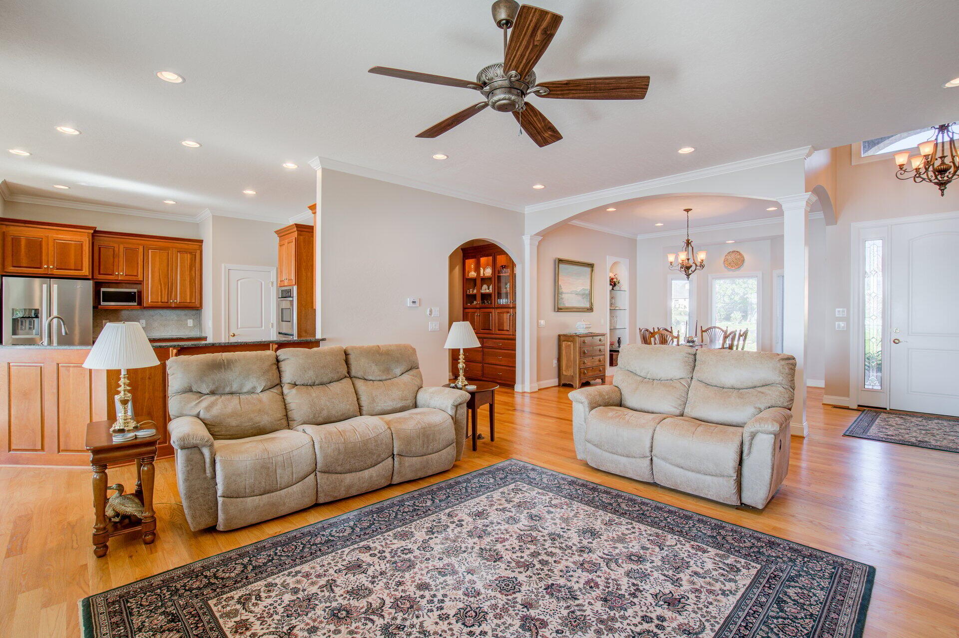 249 Pine Bay Drive Union Hall, VA 24176 - Photo 16 of 62 a living room with furniture and a rug