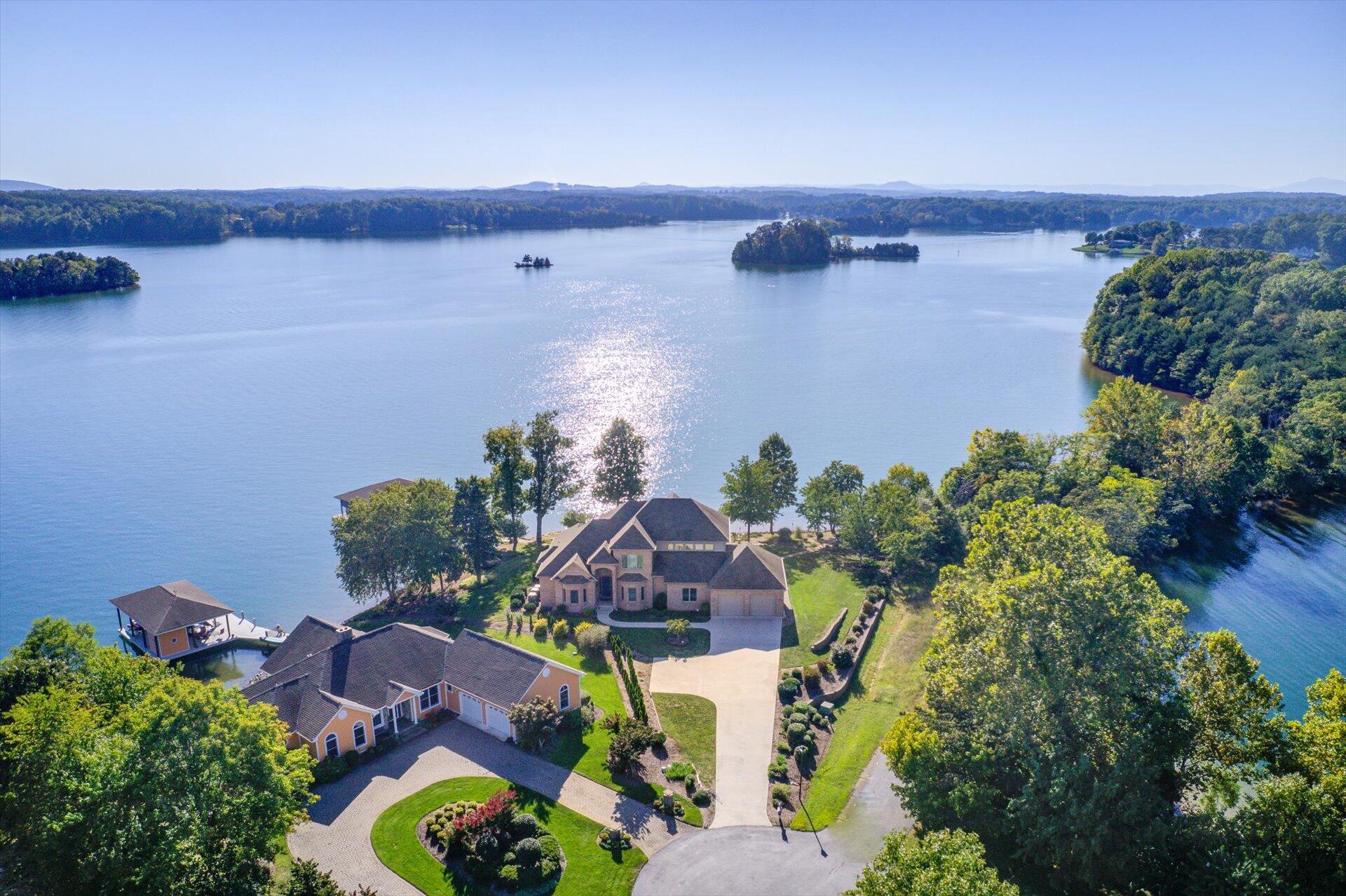 249 Pine Bay Drive Union Hall, VA 24176 - Photo 2 of 62 an aerial view of a house with a yard