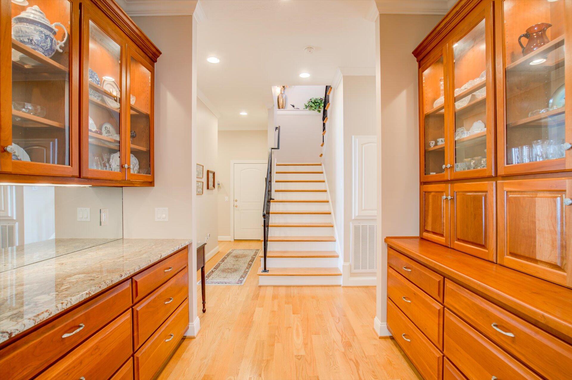 249 Pine Bay Drive Union Hall, VA 24176 - Photo 35 of 62 a view of an entryway with wooden floor and staircase