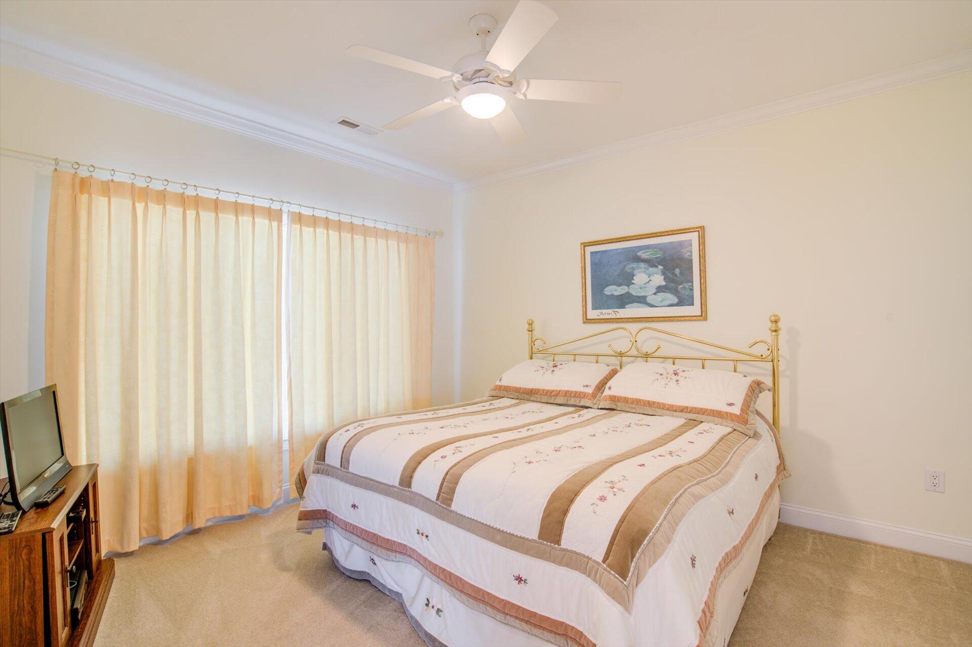 249 Pine Bay Drive Union Hall, VA 24176 - Photo 39 of 62 a bedroom with a bed and a flat screen tv