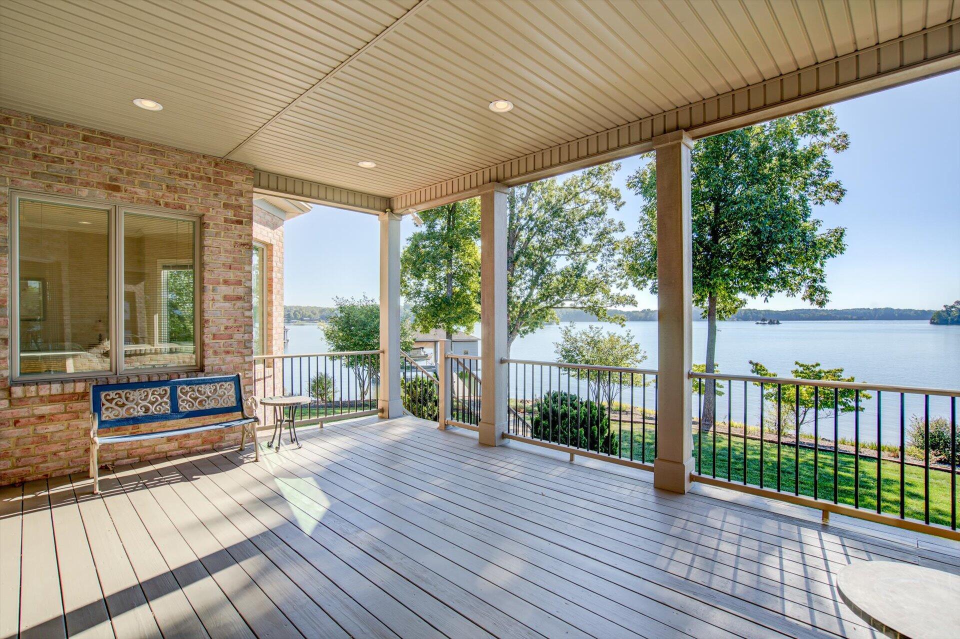 249 Pine Bay Drive Union Hall, VA 24176 - Photo 46 of 62 a porch with furniture and wooden floor