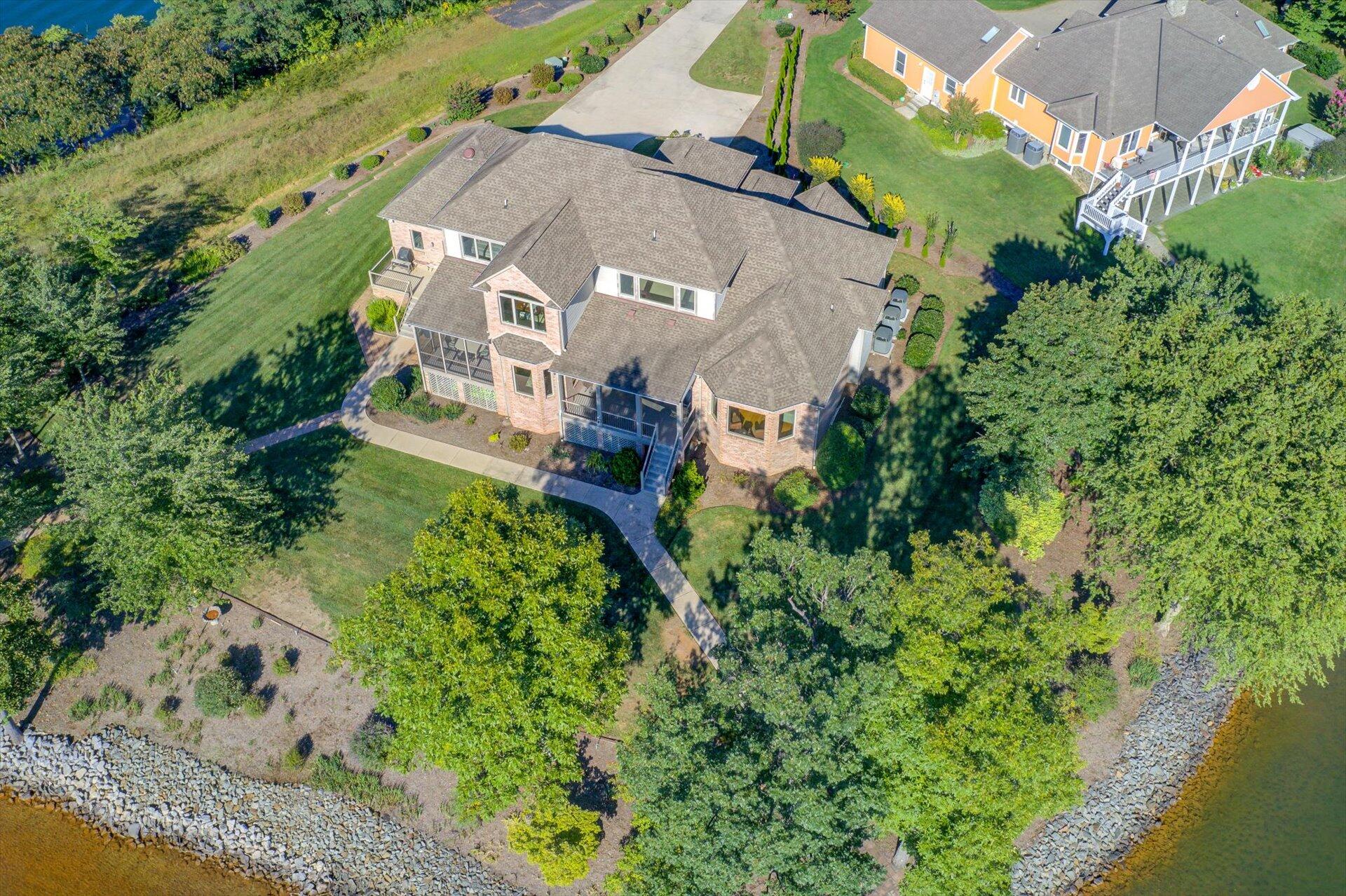 249 Pine Bay Drive Union Hall, VA 24176 - Photo 49 of 62 an aerial view of a house