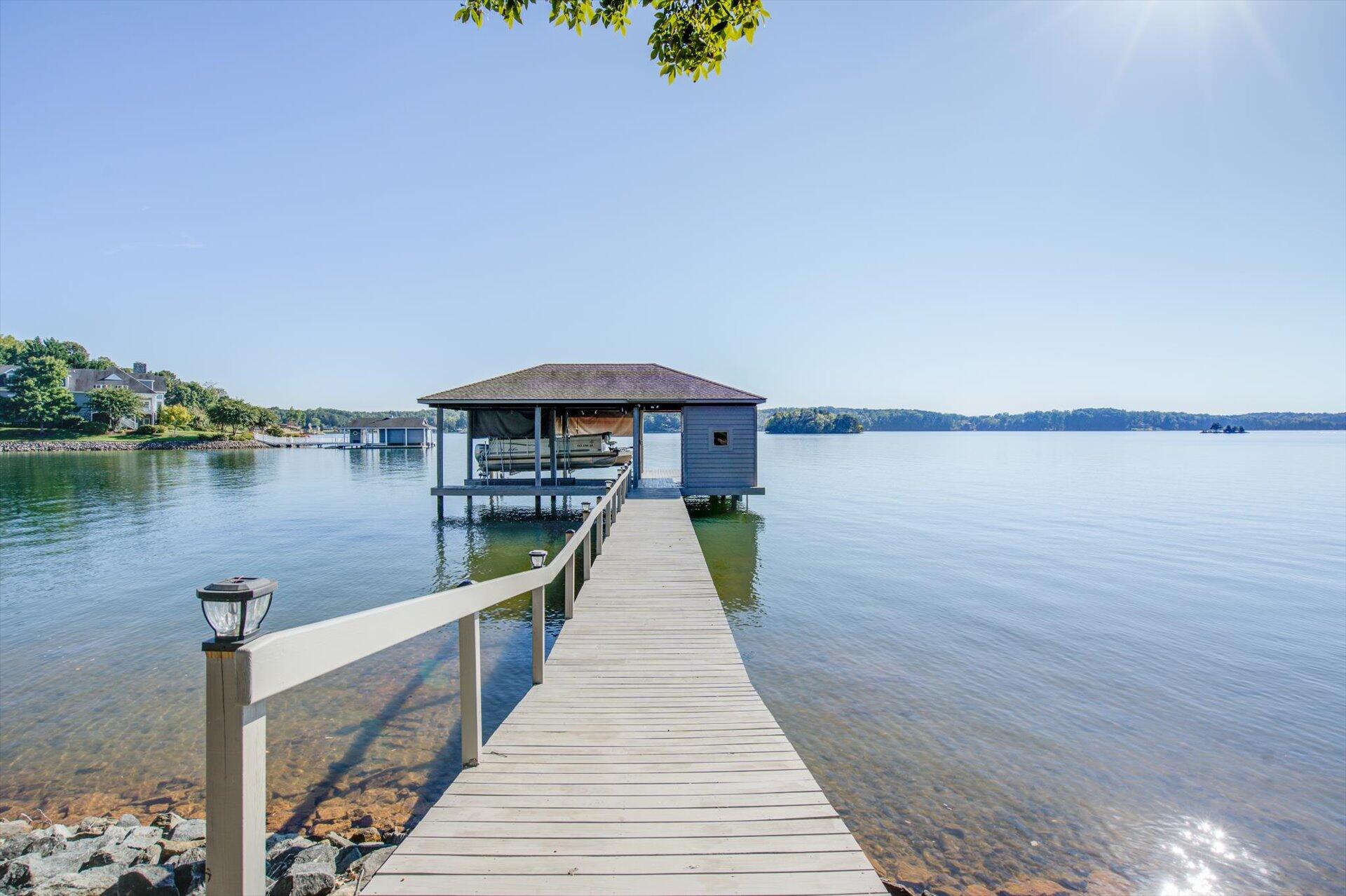 249 Pine Bay Drive Union Hall, VA 24176 - Photo 50 of 62 a house view with a lake view
