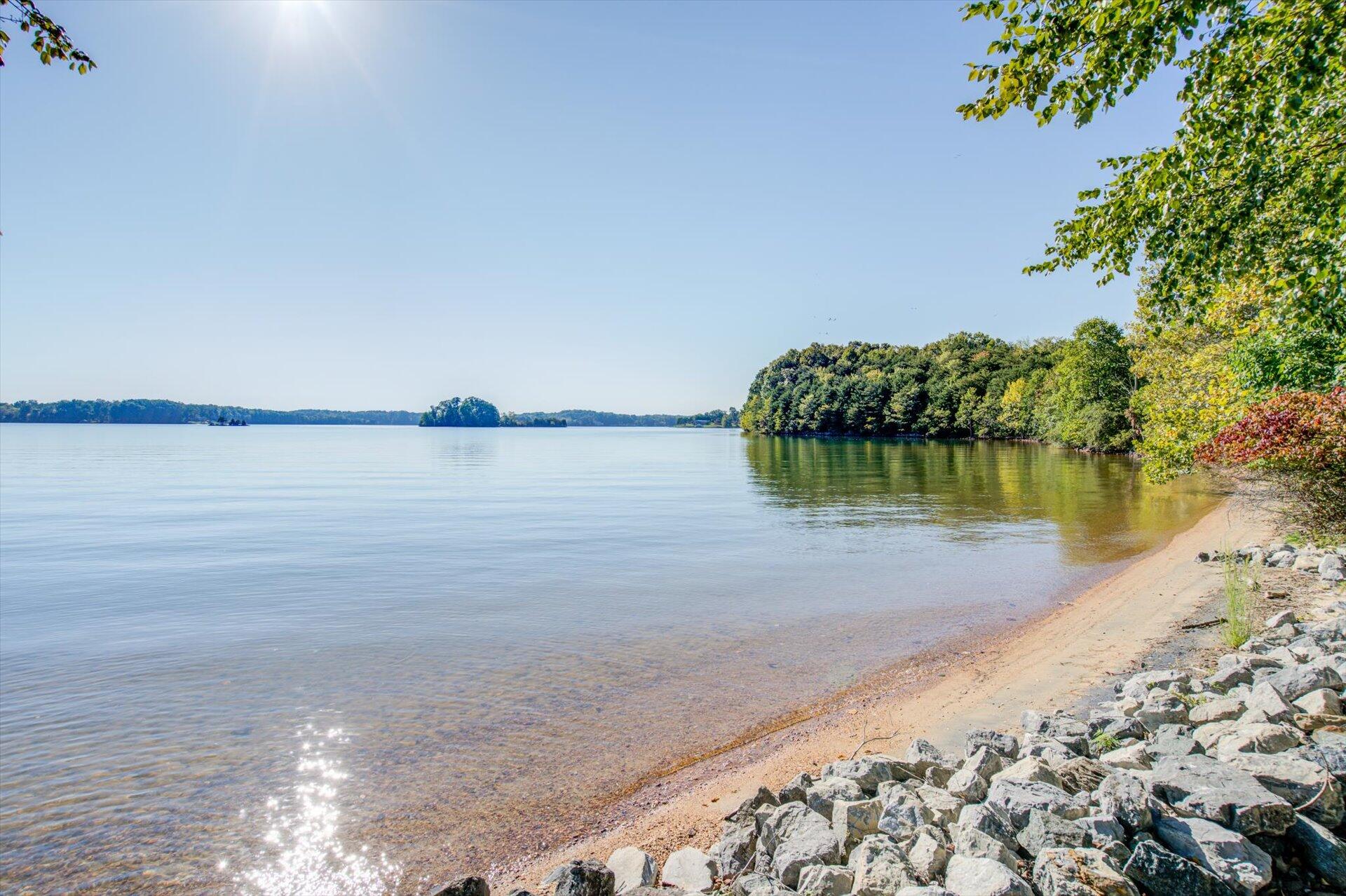 249 Pine Bay Drive Union Hall, VA 24176 - Photo 57 of 62 a view of a lake with a mountain