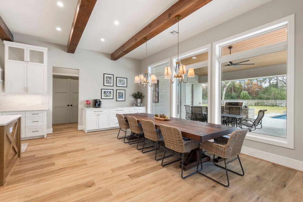 27318 Blue Cedar Lane Spring, TX 77386 - Photo 13 of 45 Dinning room open to kitchen.