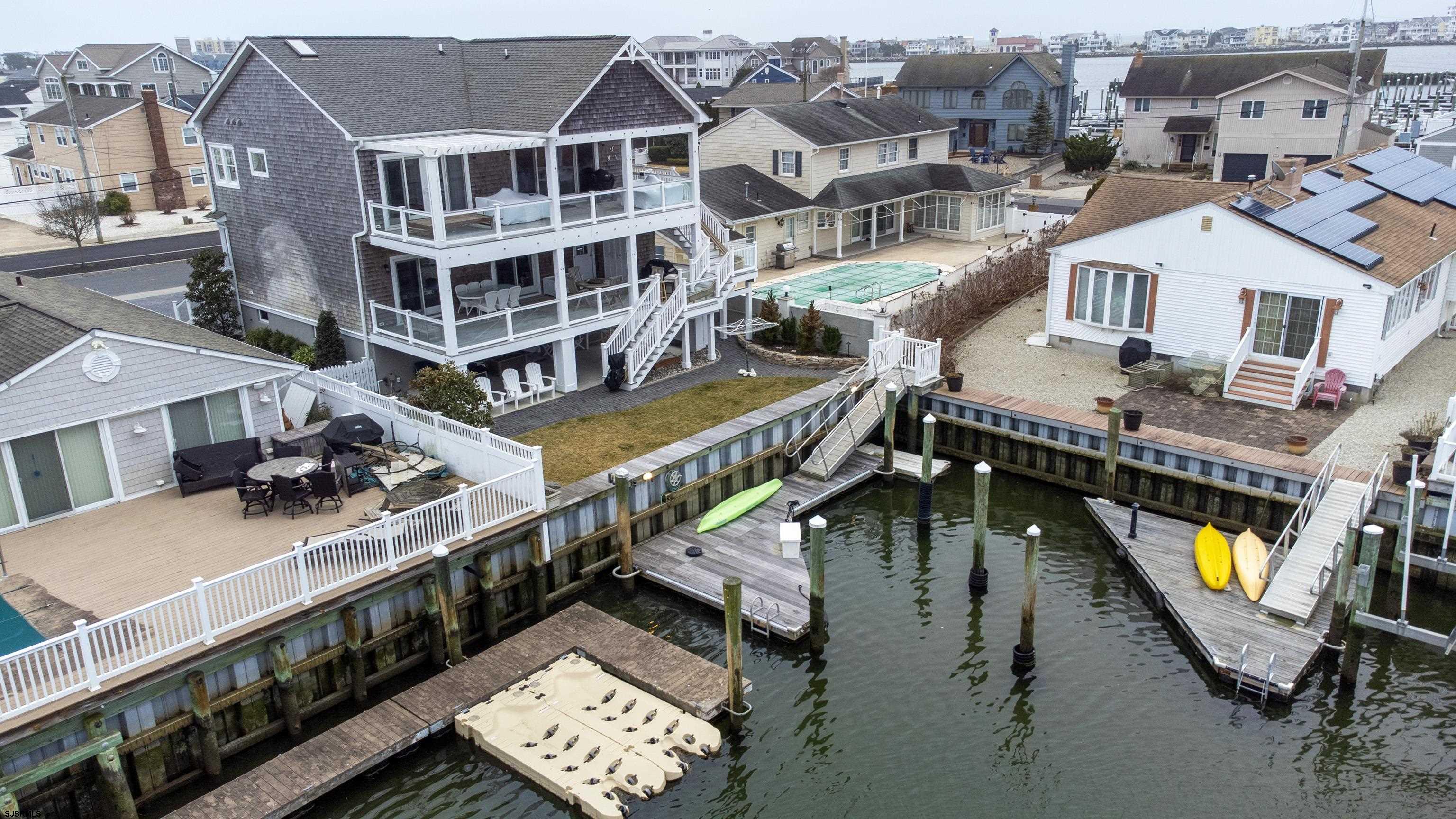 9 Sunset Boulevard Egg Harbor Township, NJ 08403 - Photo 45 of 60 an aerial view of a house with swimming pool