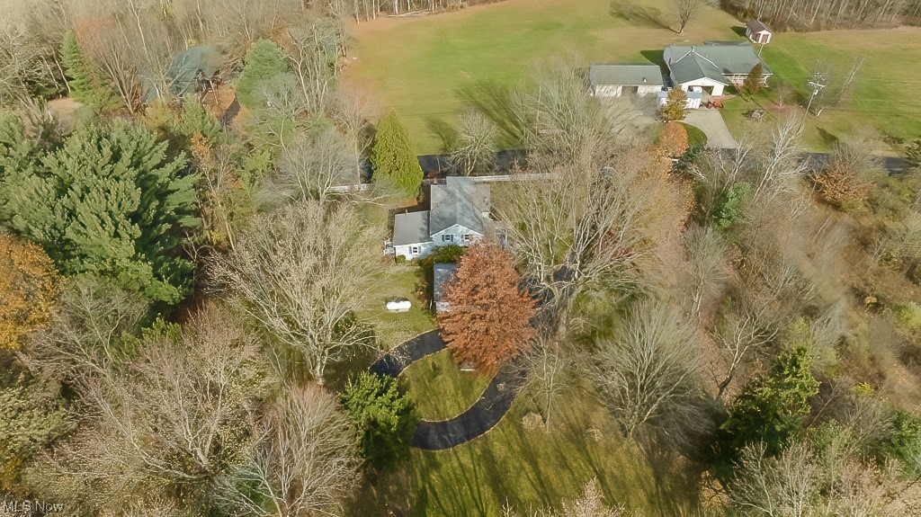 22121 Buck Road Alliance, OH 44601 - Photo 4 of 34 Drone / aerial view with a rural view