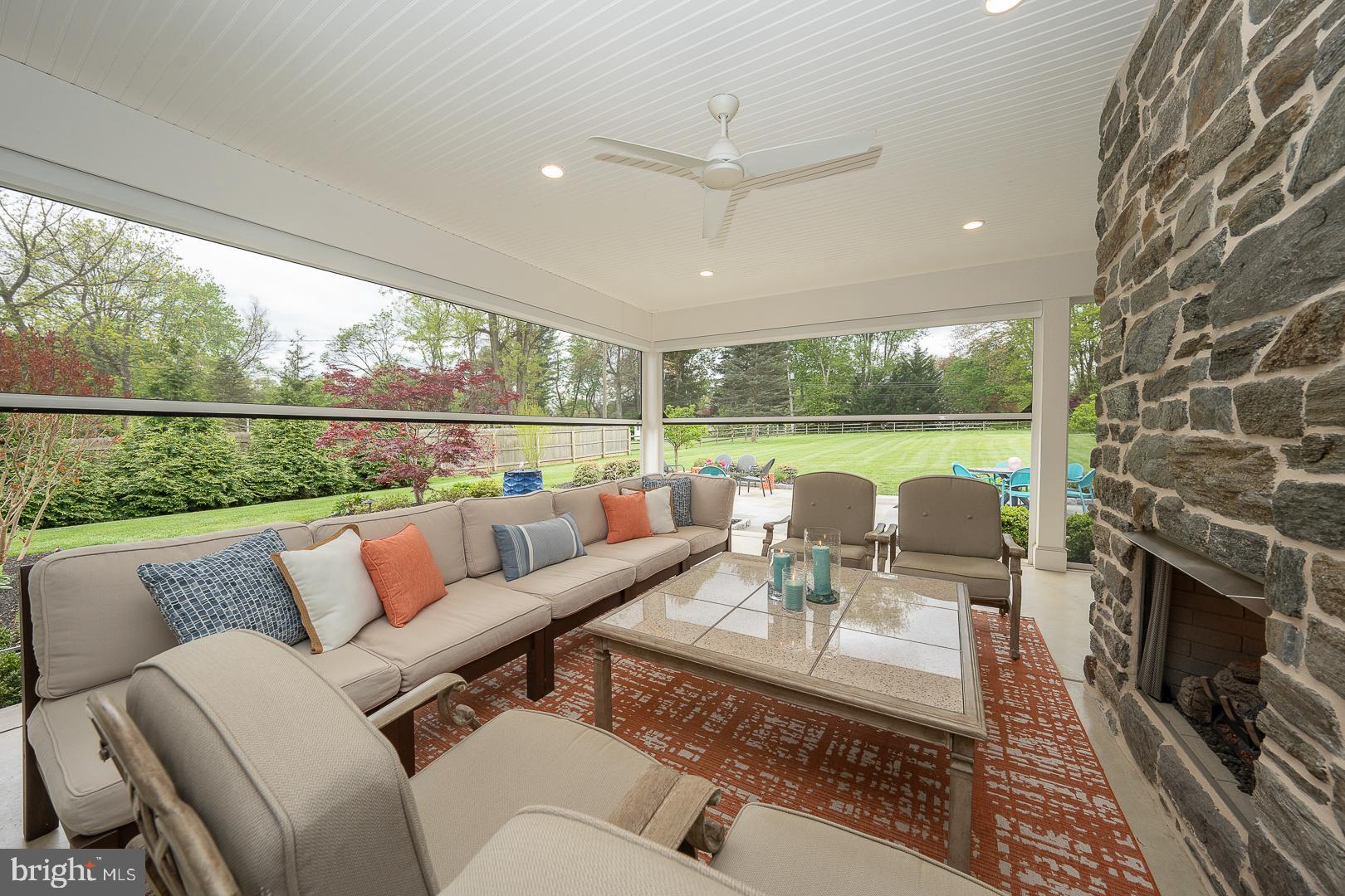 792 North Wayne Avenue Wayne, PA 19087 - Photo 34 of 53 Fabulous Lanai with Remote Retractable Screens