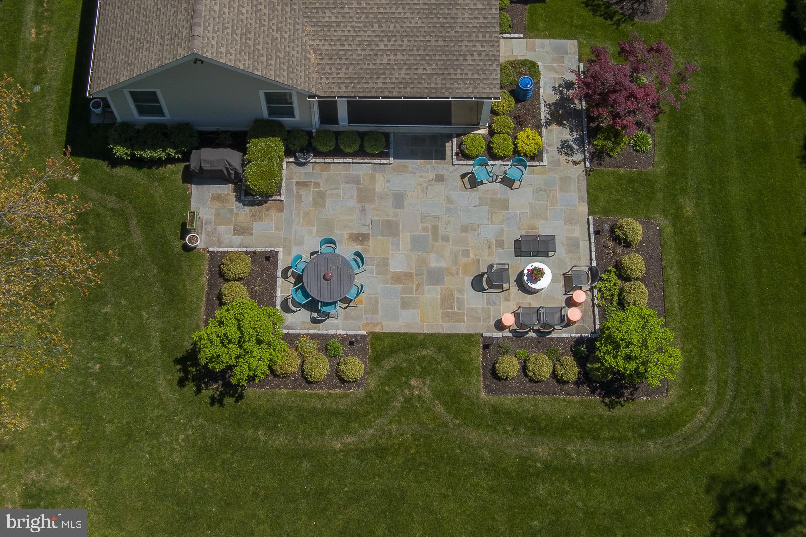 792 North Wayne Avenue Wayne, PA 19087 - Photo 44 of 53 Aerial of patio