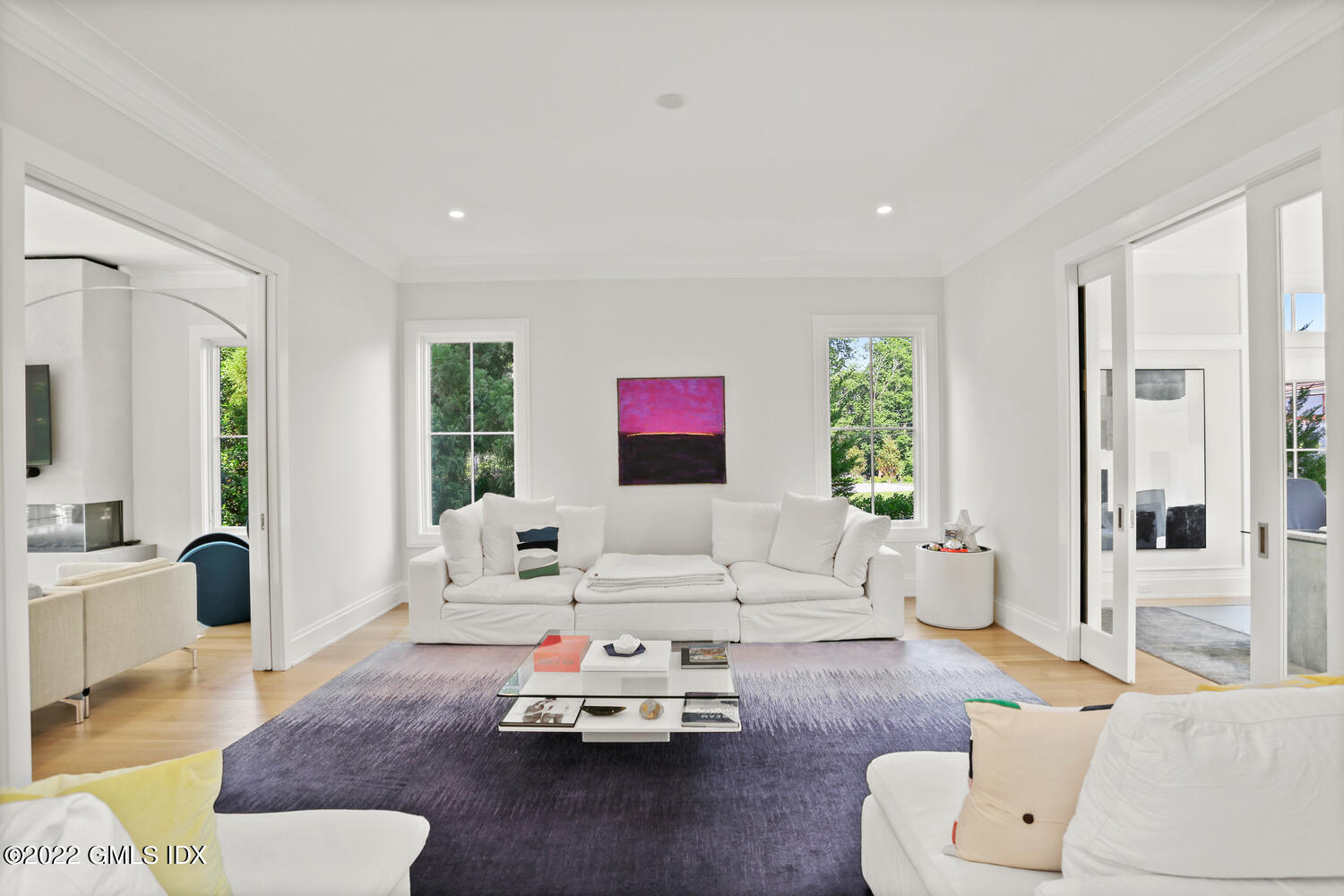 11 Turner Drive Greenwich, CT 06831 - Photo 13 of 35 a living room with furniture and a large window