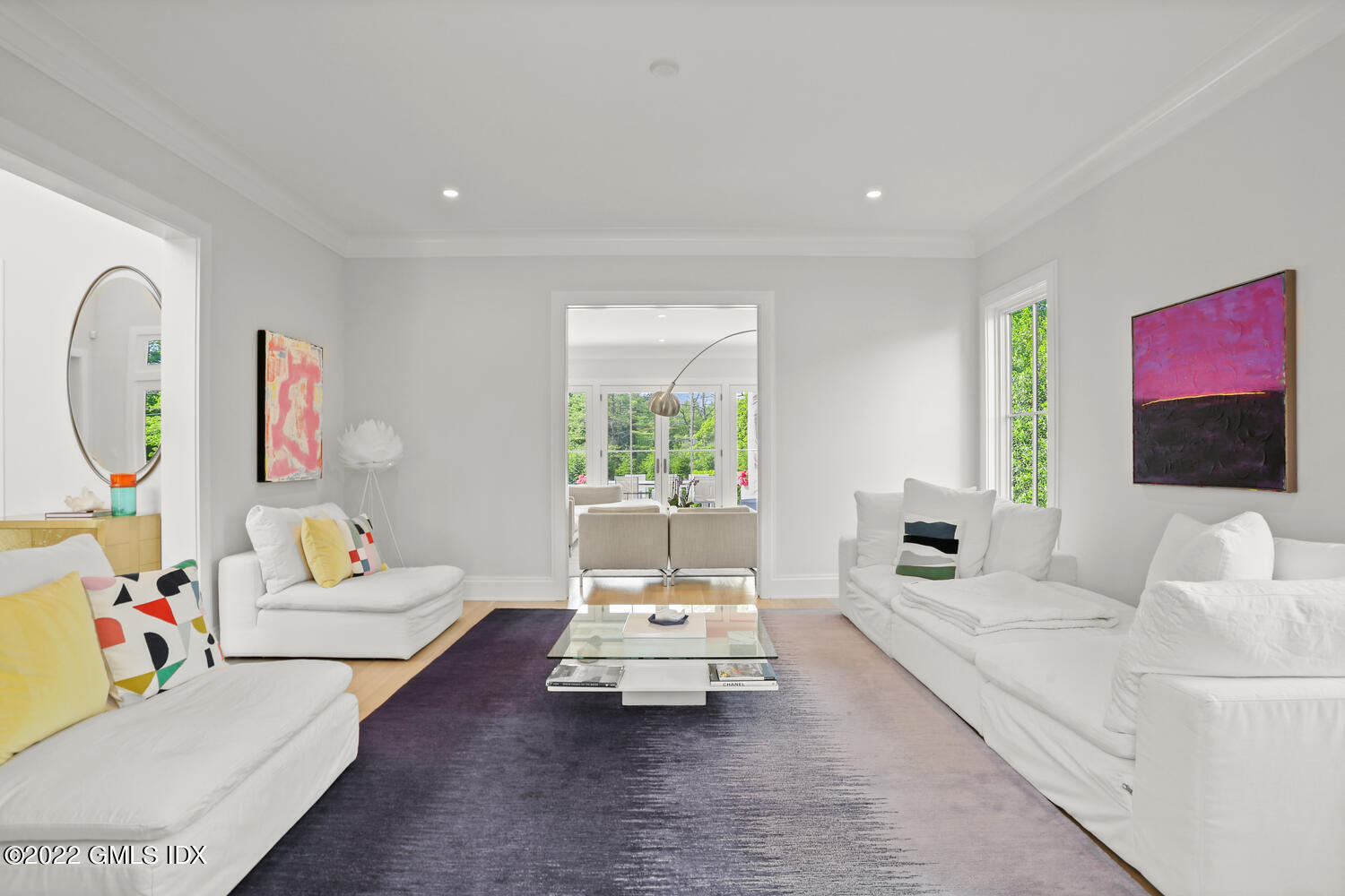 11 Turner Drive Greenwich, CT 06831 - Photo 14 of 35 a living room with furniture and a flat screen tv
