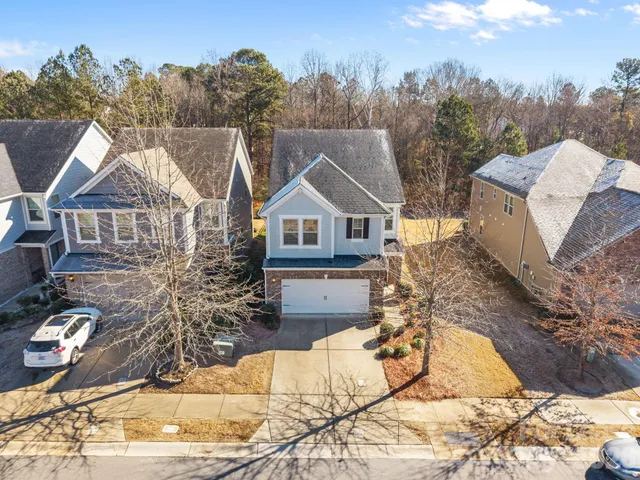 a house view with a backyard space