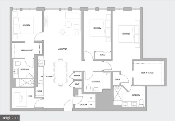 $7,395 | 1001 South Broad Street, Unit 3 BR M, Philadelphia, PA 19147