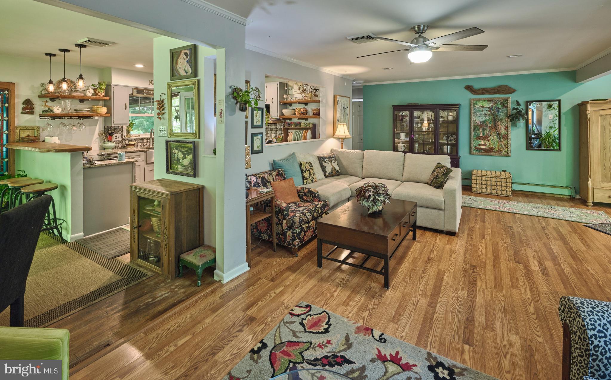 4831 Mountain Top Road West, Unit W New Hope, PA 18938 - Photo 9 of 28 Charming open-concept living space.