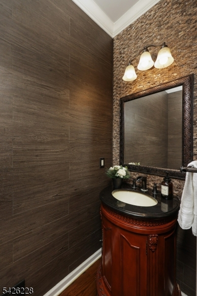 5 Gordon Place Bernards, NJ 07920 - Photo 11 of 30 a bathroom with a sink and a mirror