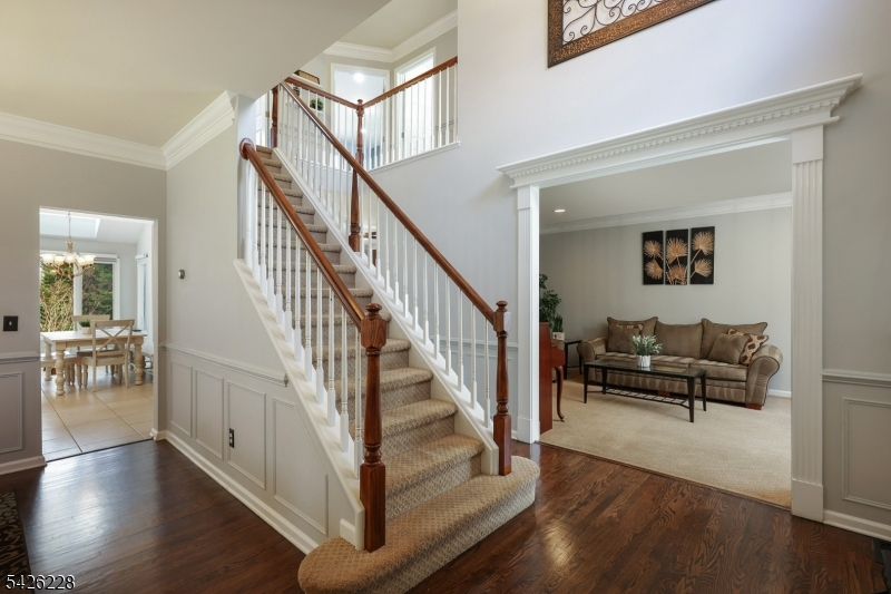 5 Gordon Place Bernards, NJ 07920 - Photo 2 of 30 a view of entryway and hall with wooden floor