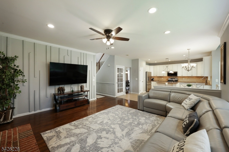 5 Gordon Place Bernards, NJ 07920 - Photo 6 of 30 a living room with furniture and a flat screen tv