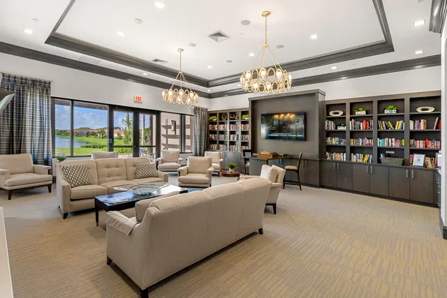 a large room with gym equipment