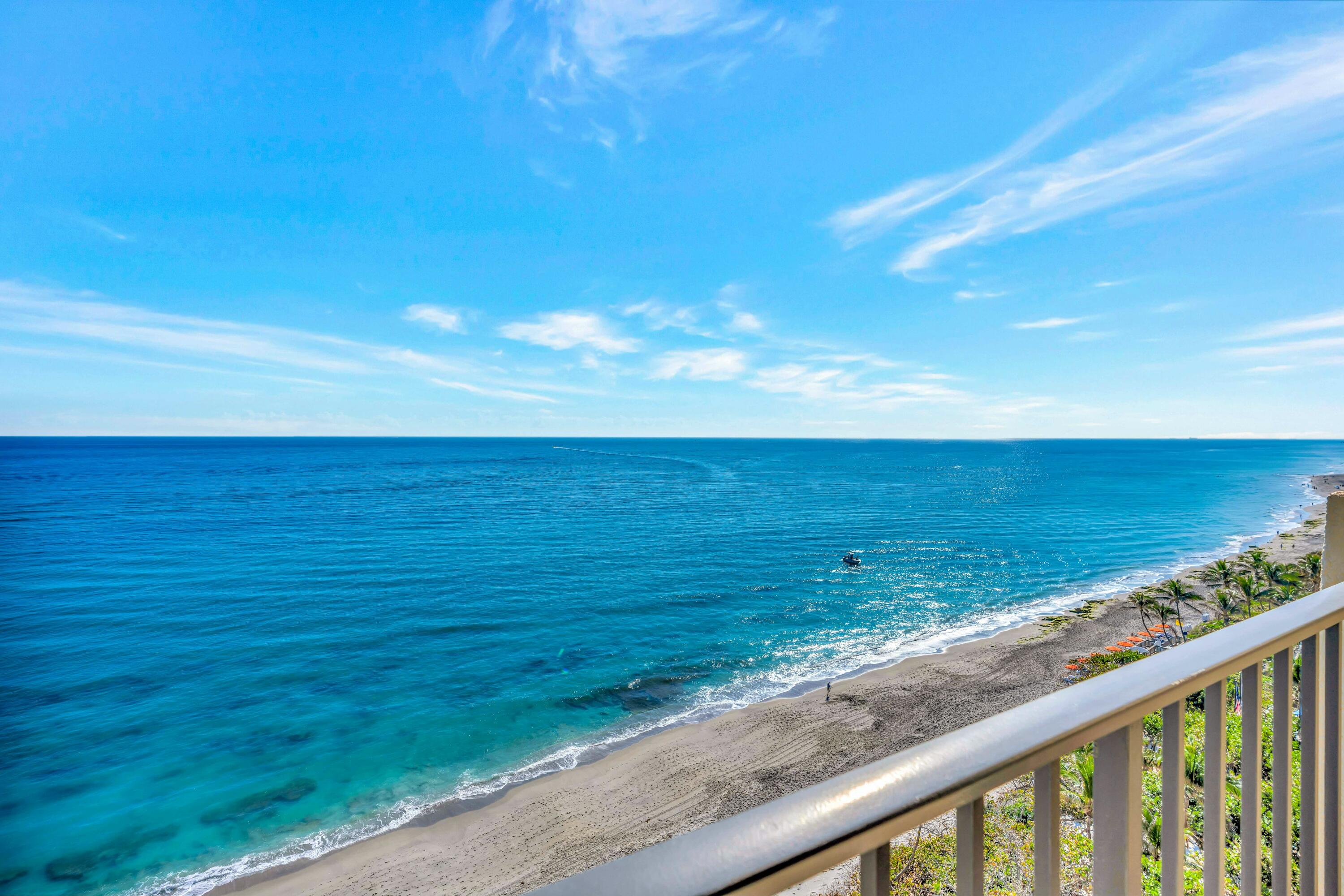 100 Ocean Trail Way, Unit 1201 Jupiter, FL 33477 - Photo 31 of 61 a view of an ocean from a balcony