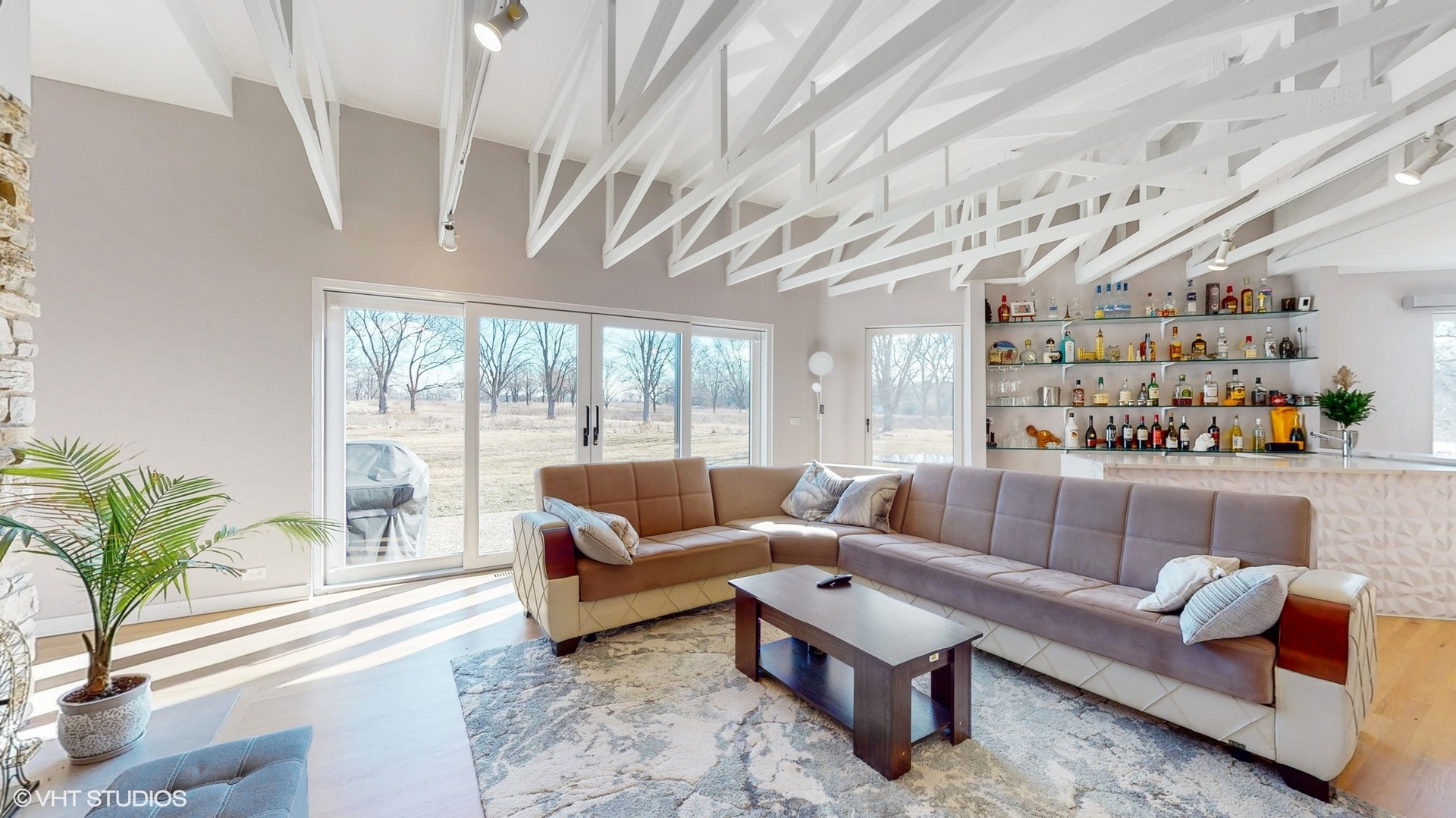 711 Lee Road Northbrook, IL 60062 - Photo 10 of 30 a living room with furniture and a large window