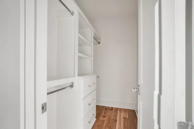 a view of walk in closet