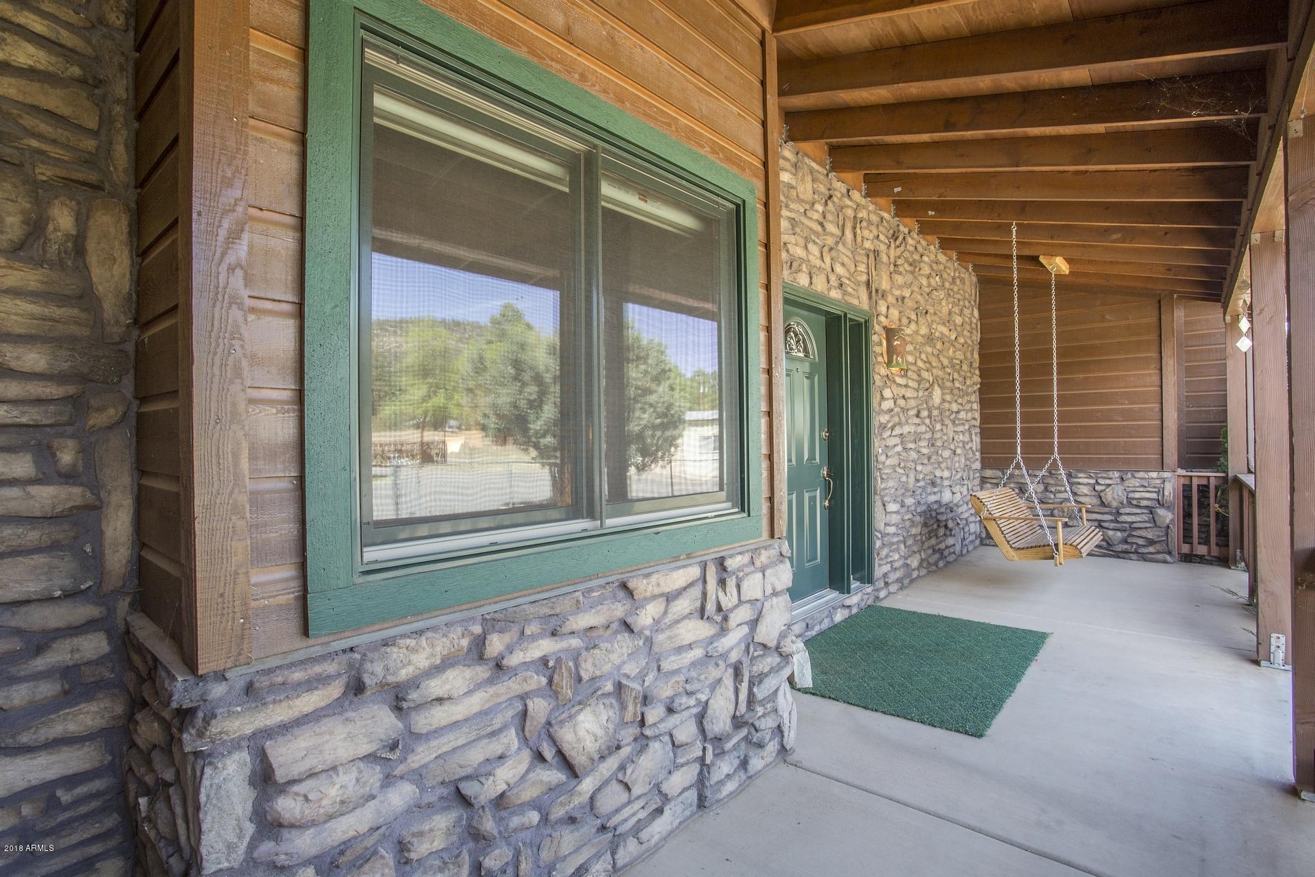 9247 Juniper Road Strawberry, AZ 85544 - Photo 3 of 54 Front porch & entry