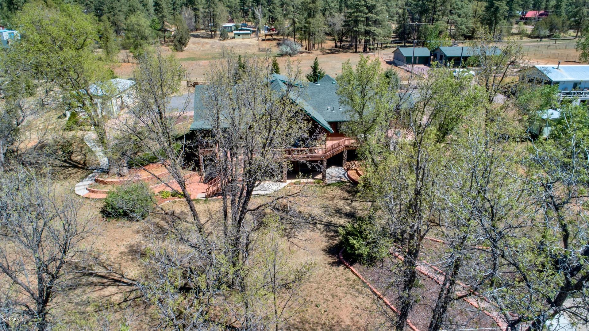 9247 Juniper Road Strawberry, AZ 85544 - Photo 47 of 54 Aerial View Rear