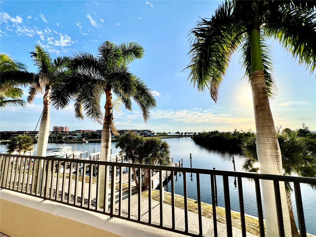 3321 Sunset Key Circle, Unit 102 Punta Gorda, FL 33955 - Photo 12 of 57 a view of ocean from a balcony