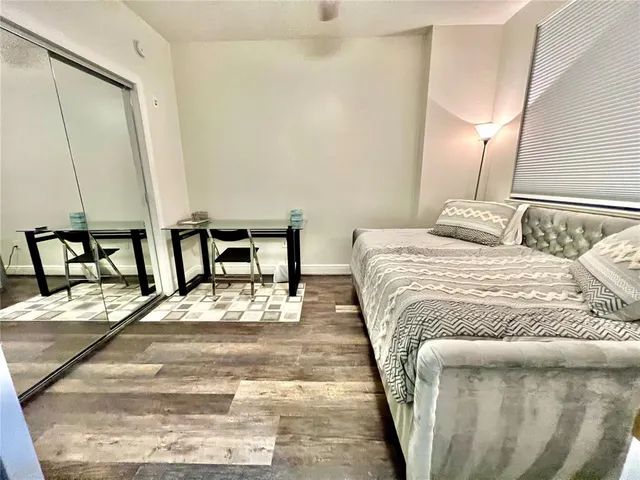 a front view of a building with street view