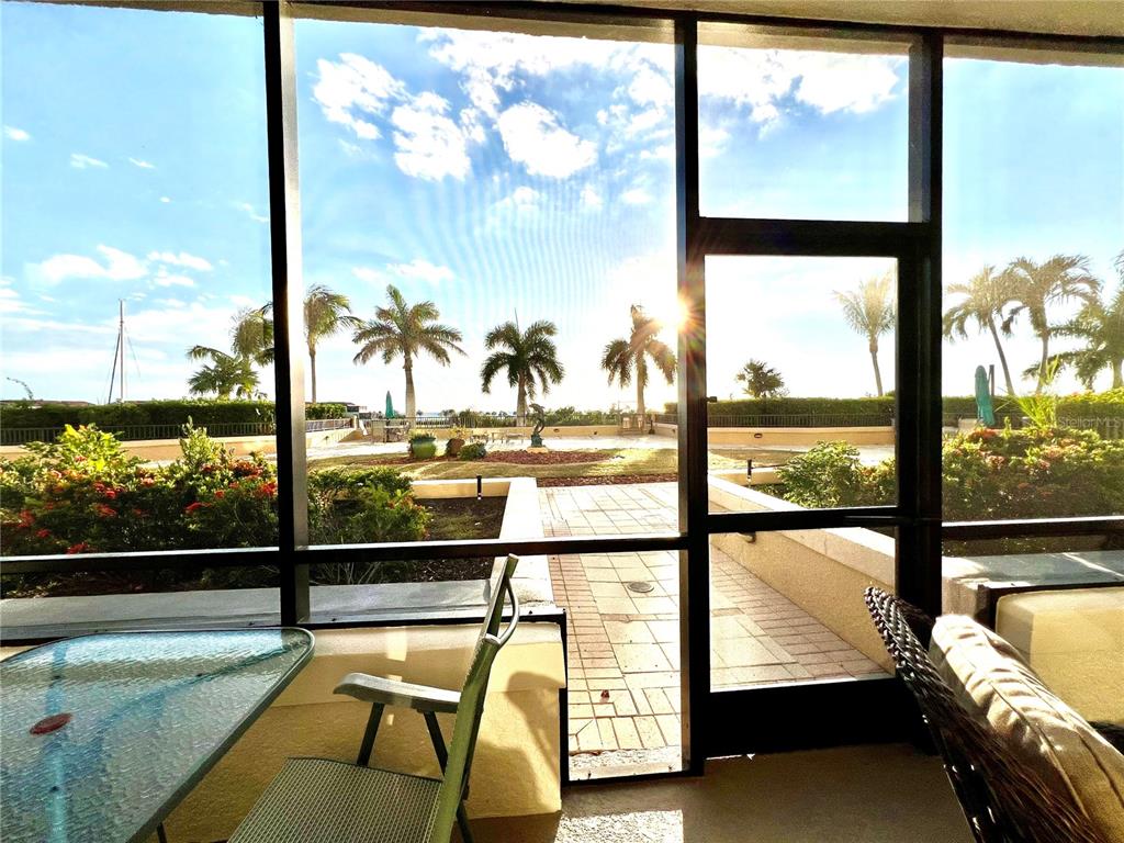 3321 Sunset Key Circle, Unit 102 Punta Gorda, FL 33955 - Photo 8 of 57 swimming pool view from a balcony