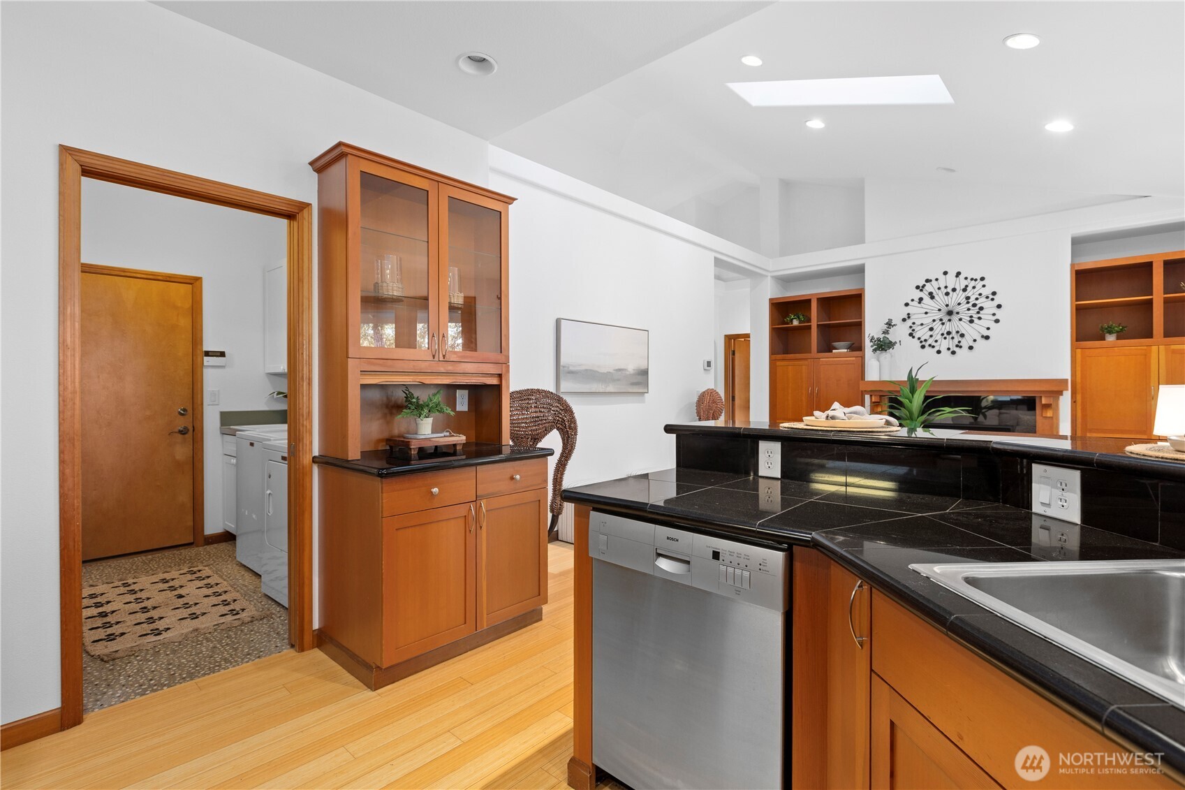 730 Southeast Nelson Road Shelton, WA 98584 - Photo 16 of 40 a kitchen with stainless steel appliances granite countertop a sink stove and refrigerator