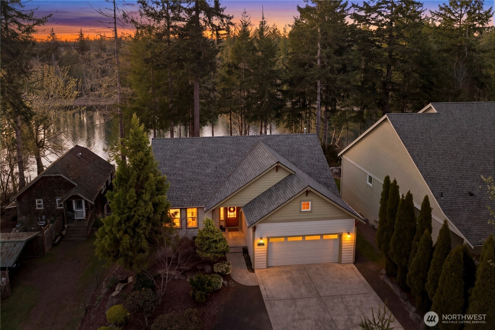 730 Southeast Nelson Road Shelton, WA 98584 - Photo 2 of 40 a view of a pathway both side of building