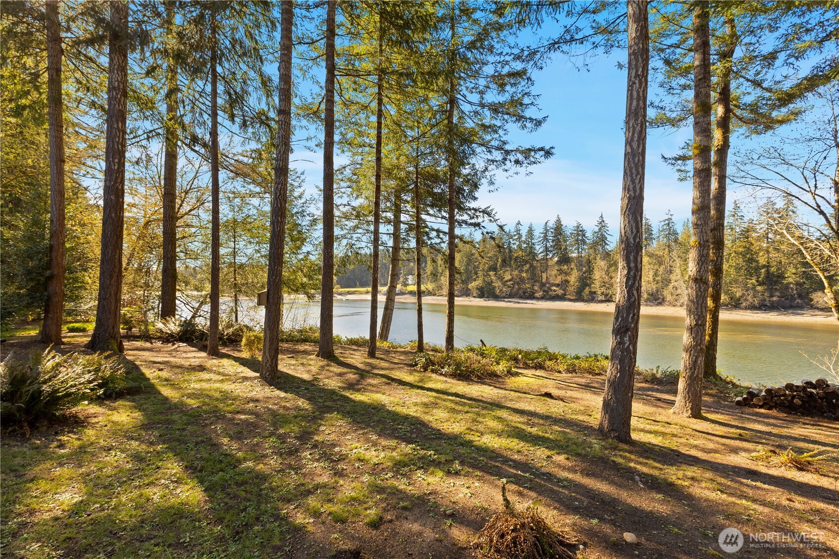 730 Southeast Nelson Road Shelton, WA 98584 - Photo 35 of 40 a view of a yard with wooden fence