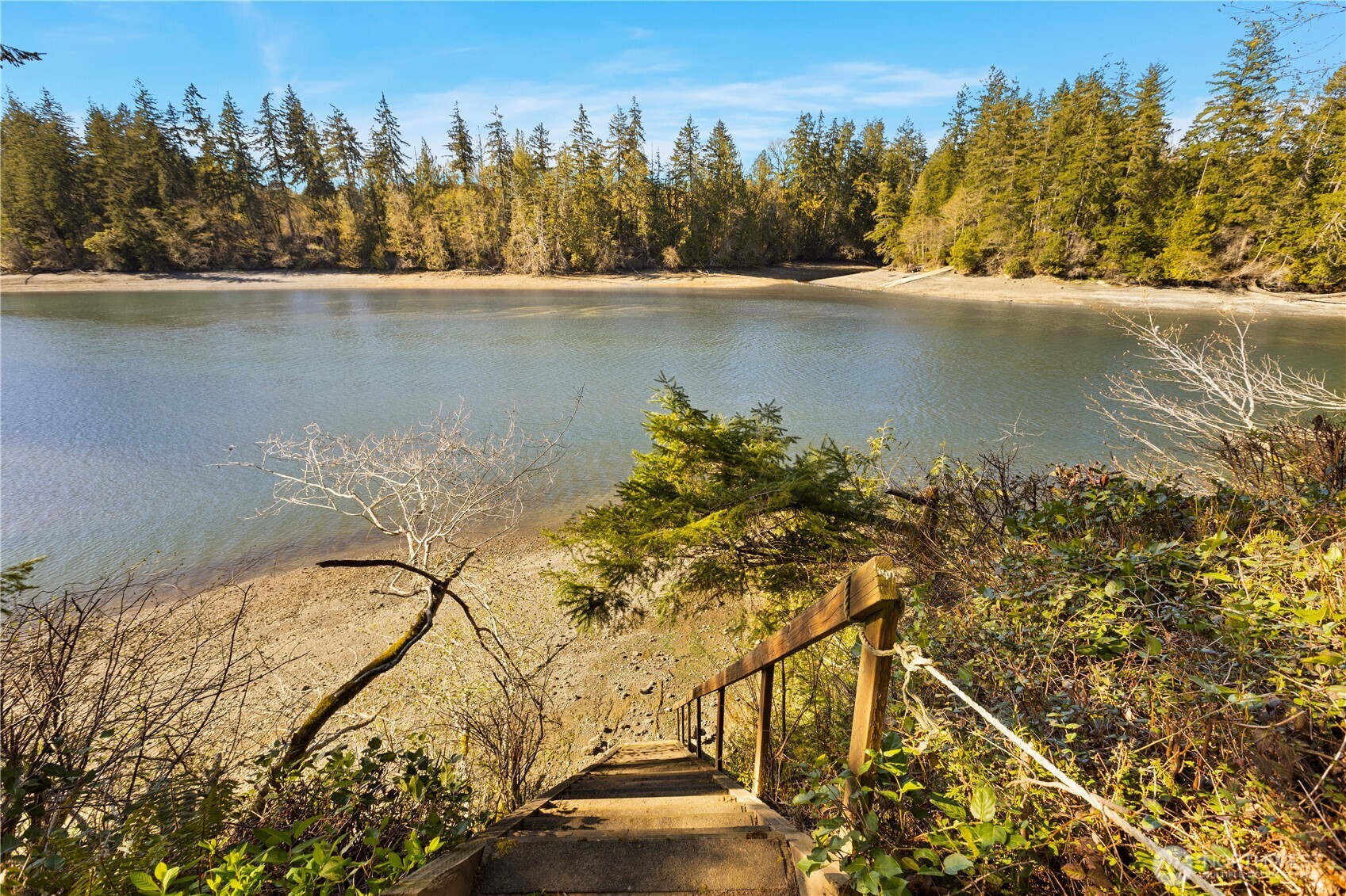 730 Southeast Nelson Road Shelton, WA 98584 - Photo 4 of 40 an aerial view of a residential houses with outdoor space and trees