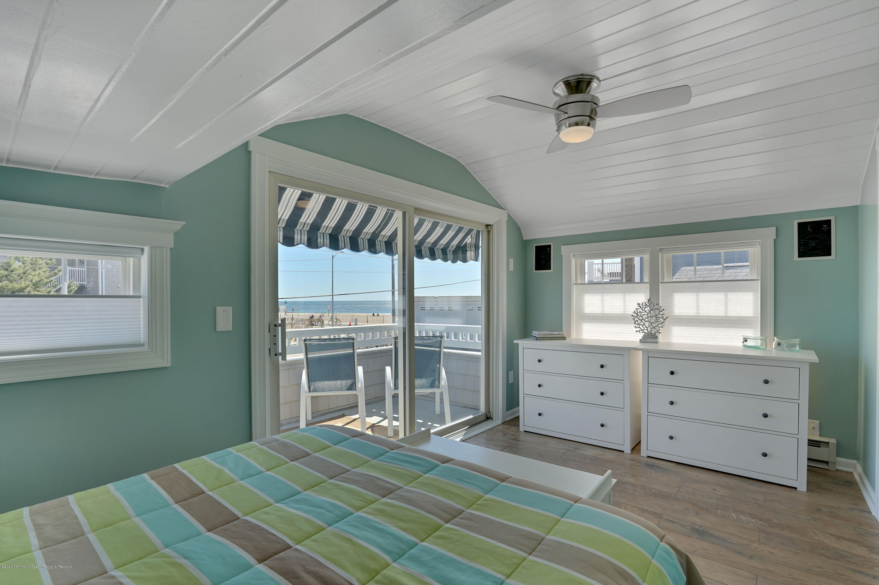 593 Brielle Road Manasquan, NJ 08736 - Photo 18 of 39 a bedroom with a bed and a window