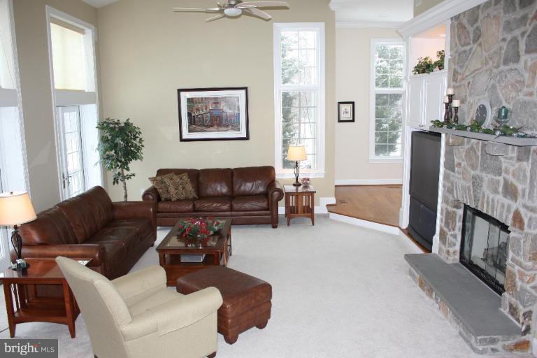 2124 Dixon Road Frederick, MD 21704 - Photo 19 of 30 a living room with furniture and a fireplace